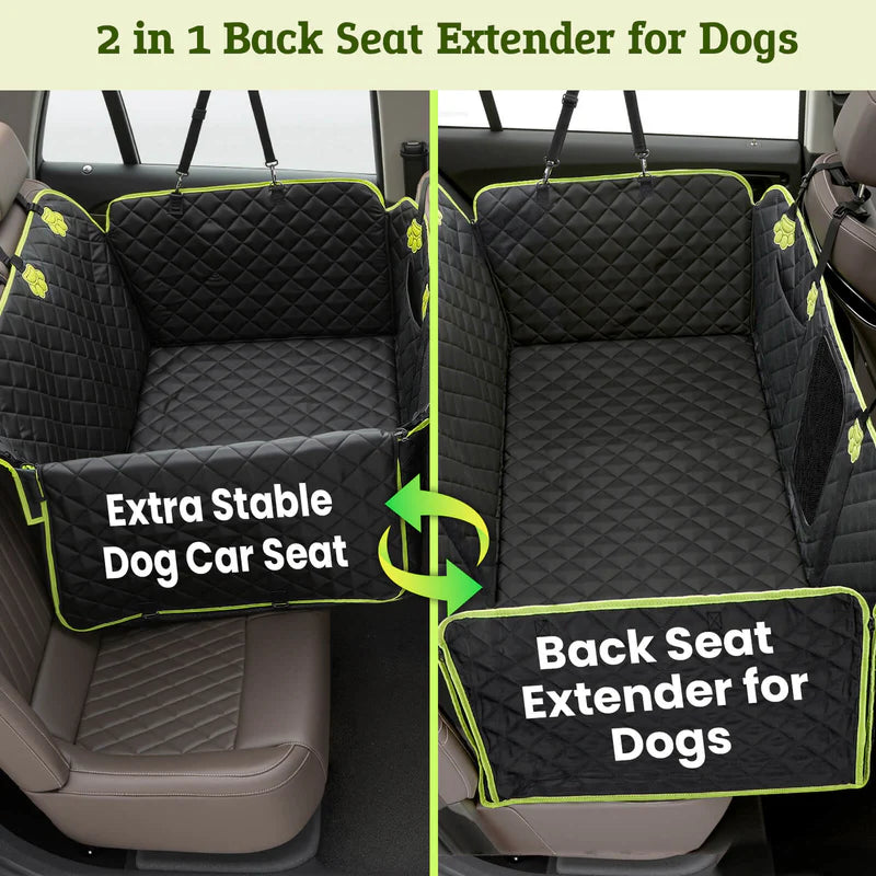 Renora 2-in-1 Dog Car Backseat Cover