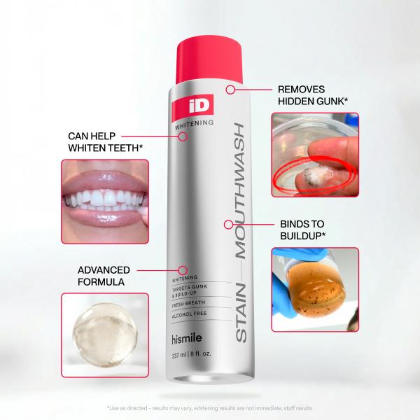 Stain Whitening Mouthwash for White Teeth