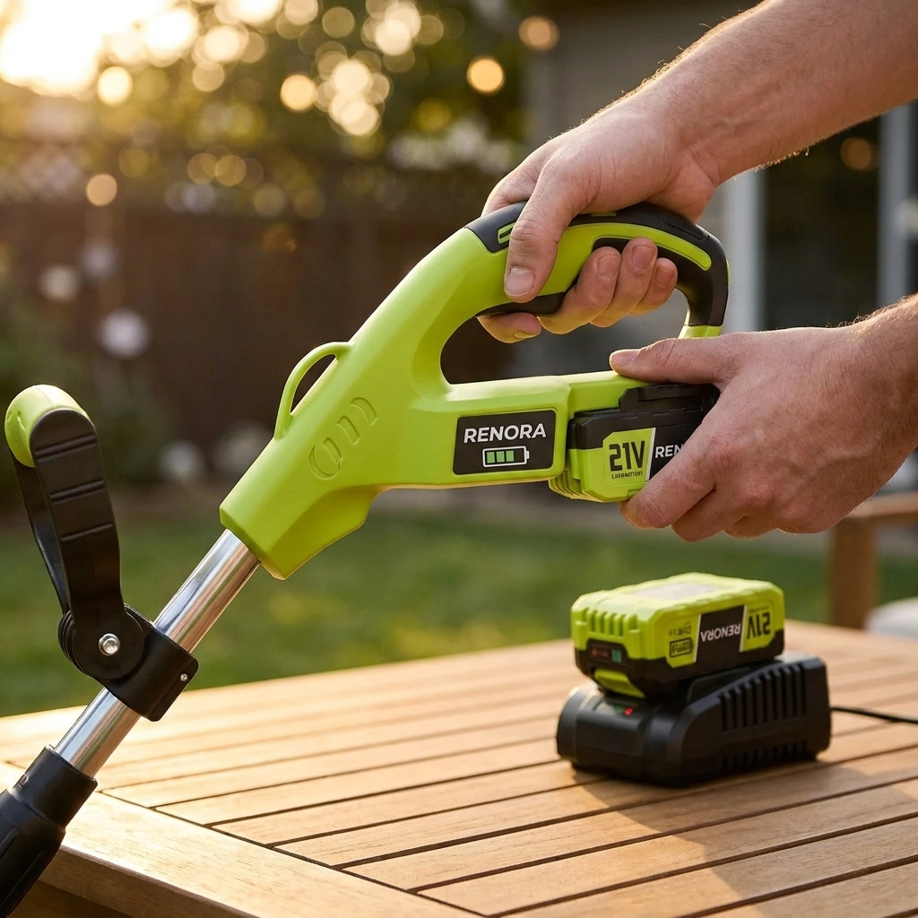 Two batteries. Keep mowing.