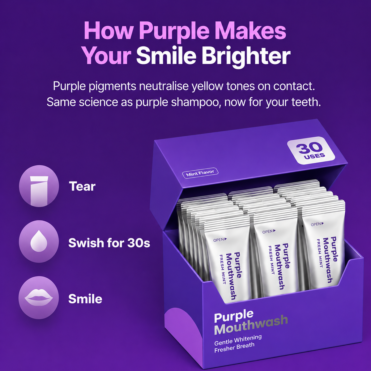Purple Mouthwash