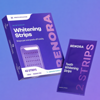 Purple Teeth Whitening Strips