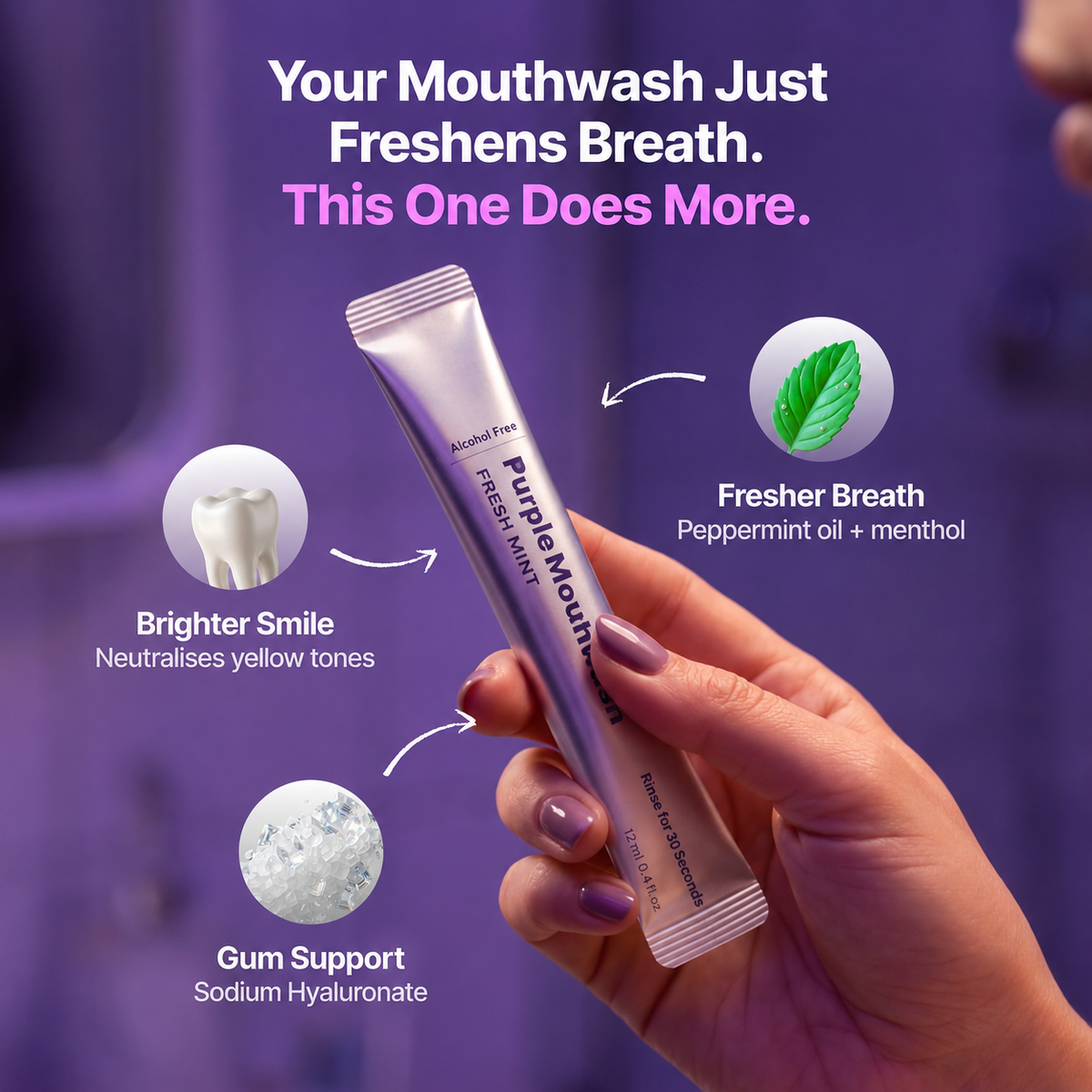 Purple Mouthwash
