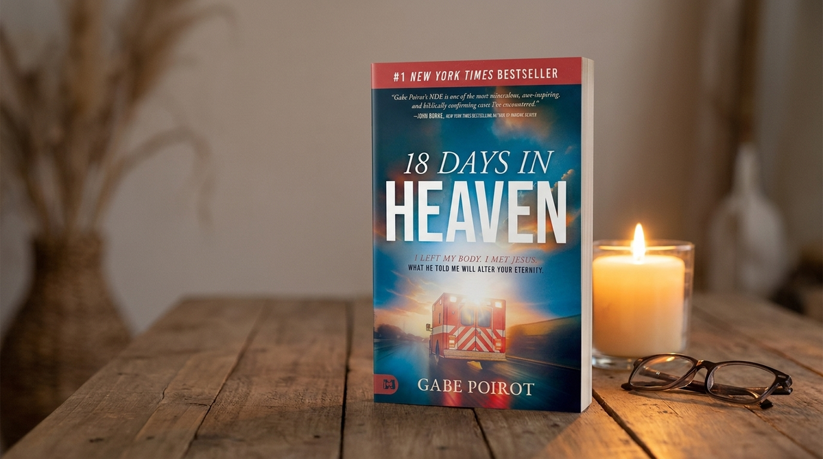 18 Days in Heaven beside a candle