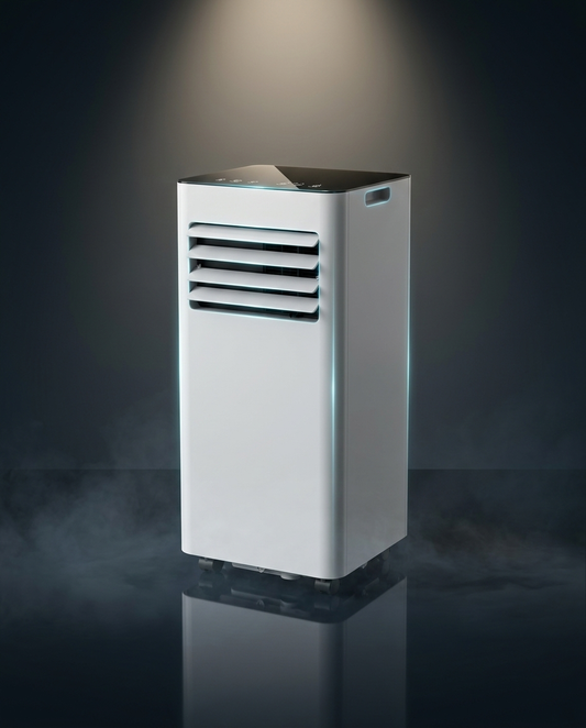 Arctic portable AC — dark editorial hero